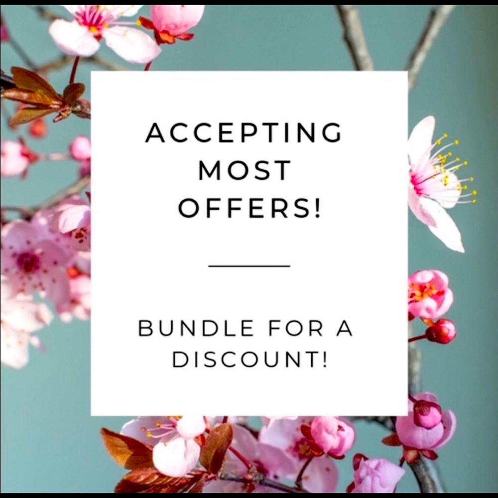 Accepting reasonable offers! ✨